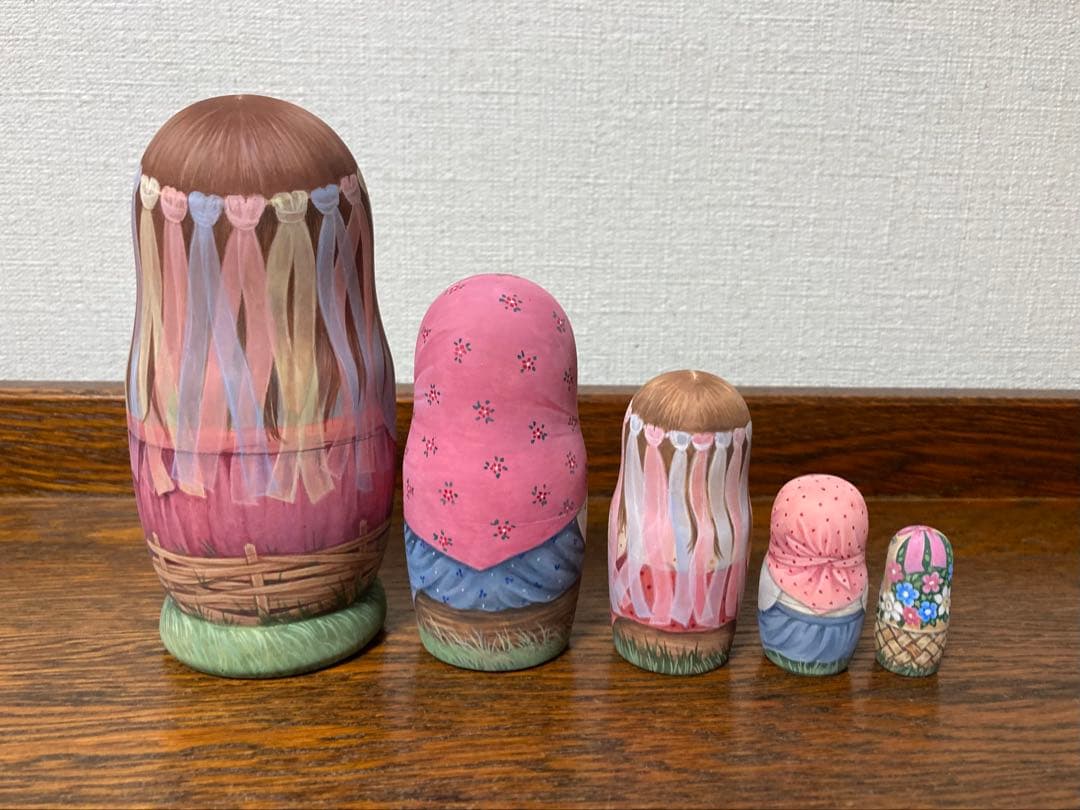 雑貨☆イースター『Easterヒヨコ』マトリョーシカ(5P)エレナ作