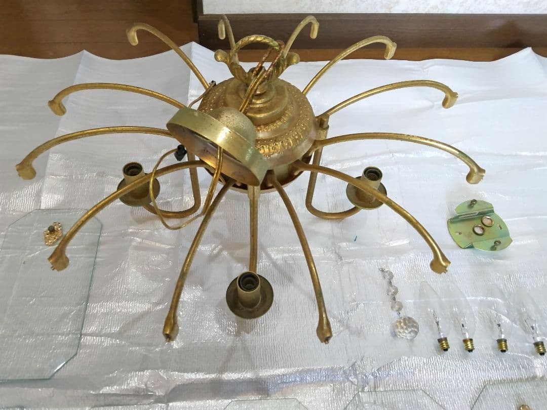 NL10172 ゴールド シャンデリア