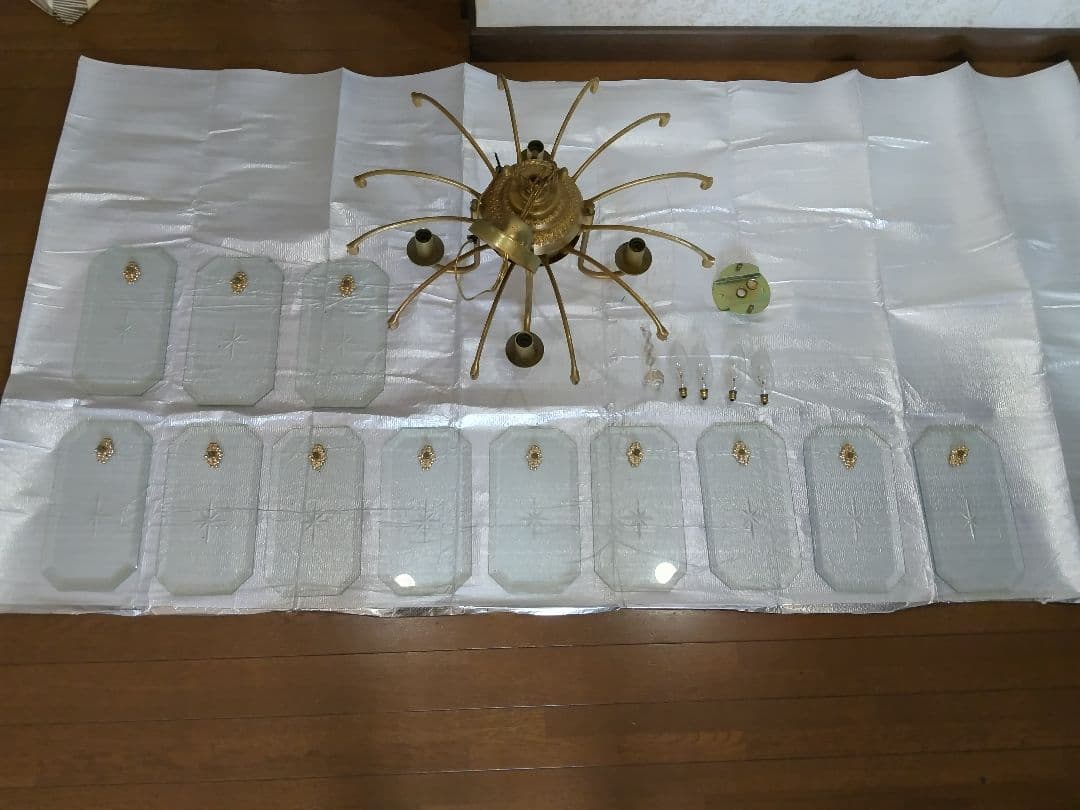 NL10172 ゴールド シャンデリア