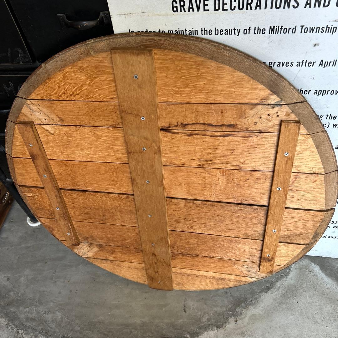 【天板のみ】ラウンド型 ウッド 円卓 WOOD 木製 ビンテージ レトロ