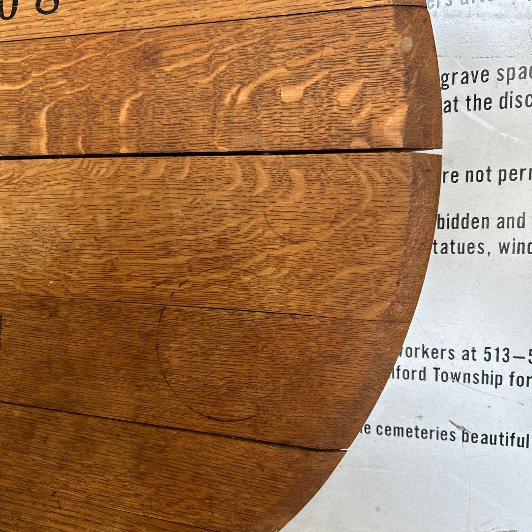 【天板のみ】ラウンド型 ウッド 円卓 WOOD 木製 ビンテージ レトロ