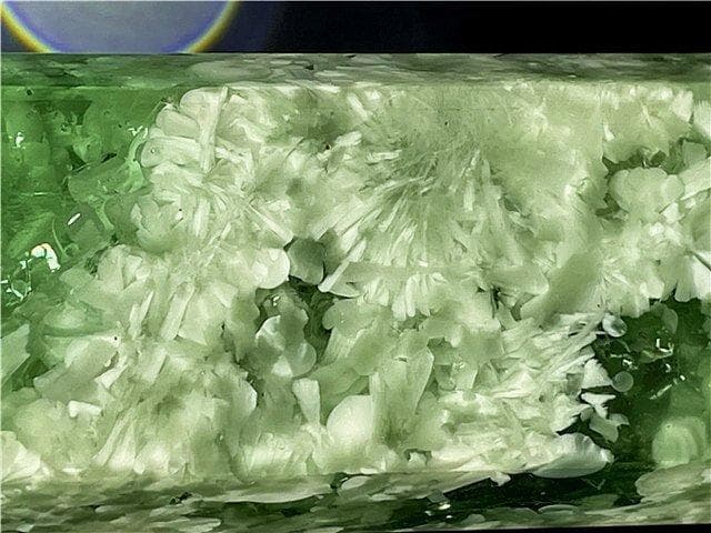 約400mm 1620g超綺麗雪花オブシディアン六角柱B86Z2/182Z09A