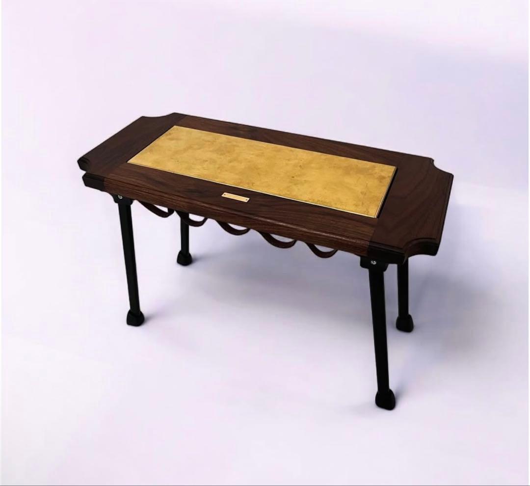 【outlet】ブラックウォールナット0.5ユニットサイドテーブル