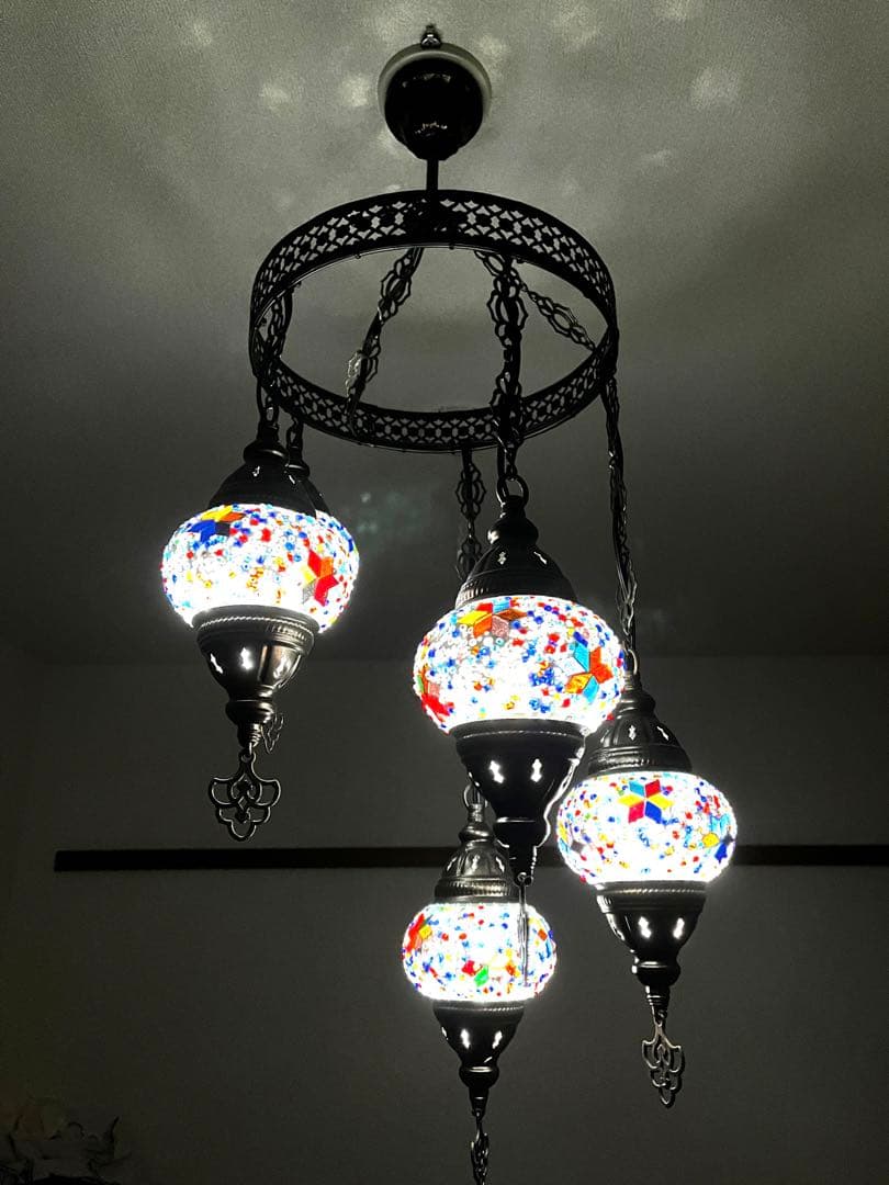 【定価18万円】ヴィンテージ アラビア 吊り下げ シャンデリア トルコランプ