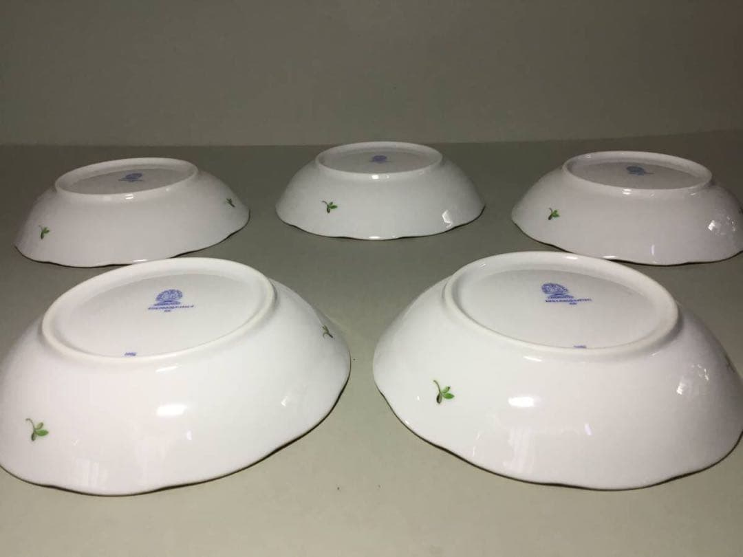 ヘレンド◆グスターブ フルーツボウル×5 ◆Herend 小鉢 花 フラワー