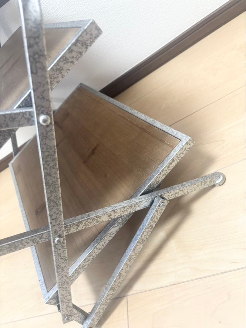 salut! サリュ スチールウッドフォールディングシェルフ