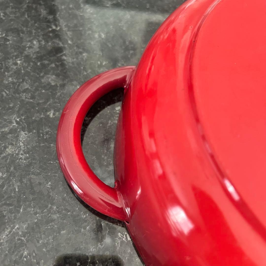 ストウブニダベイユ24cm チェリー ドームガラス蓋付き