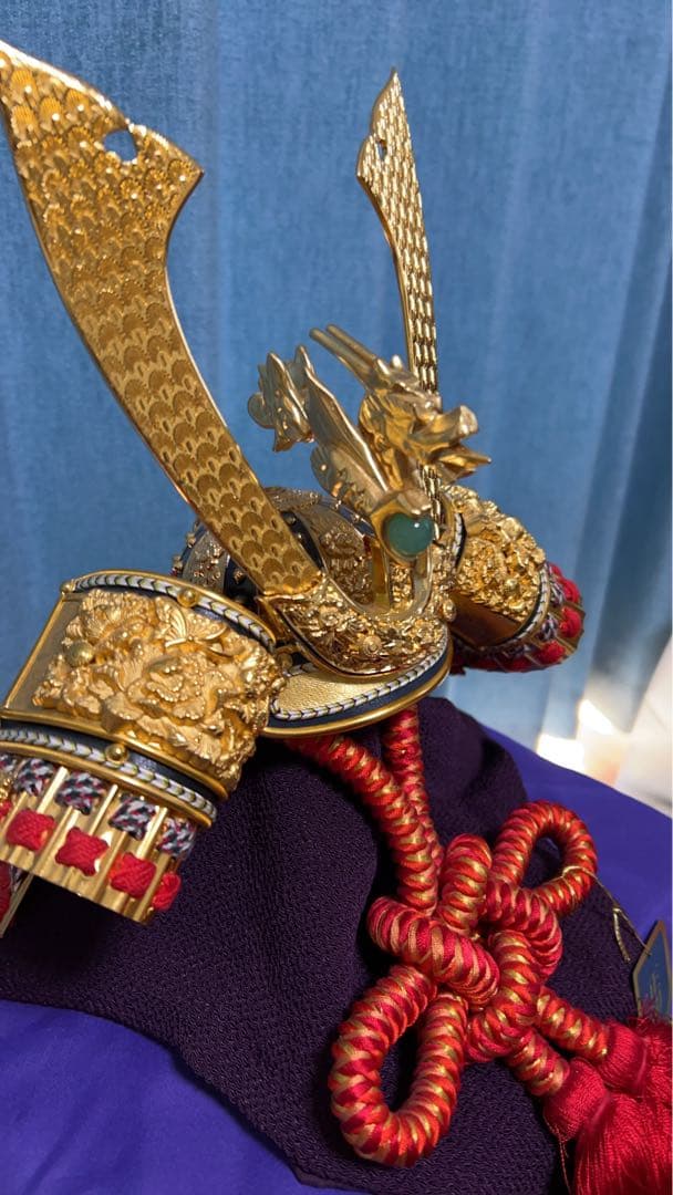 送料込み　兜人形　兜飾り一式セット　端午の節句　五月人形　こどもの日