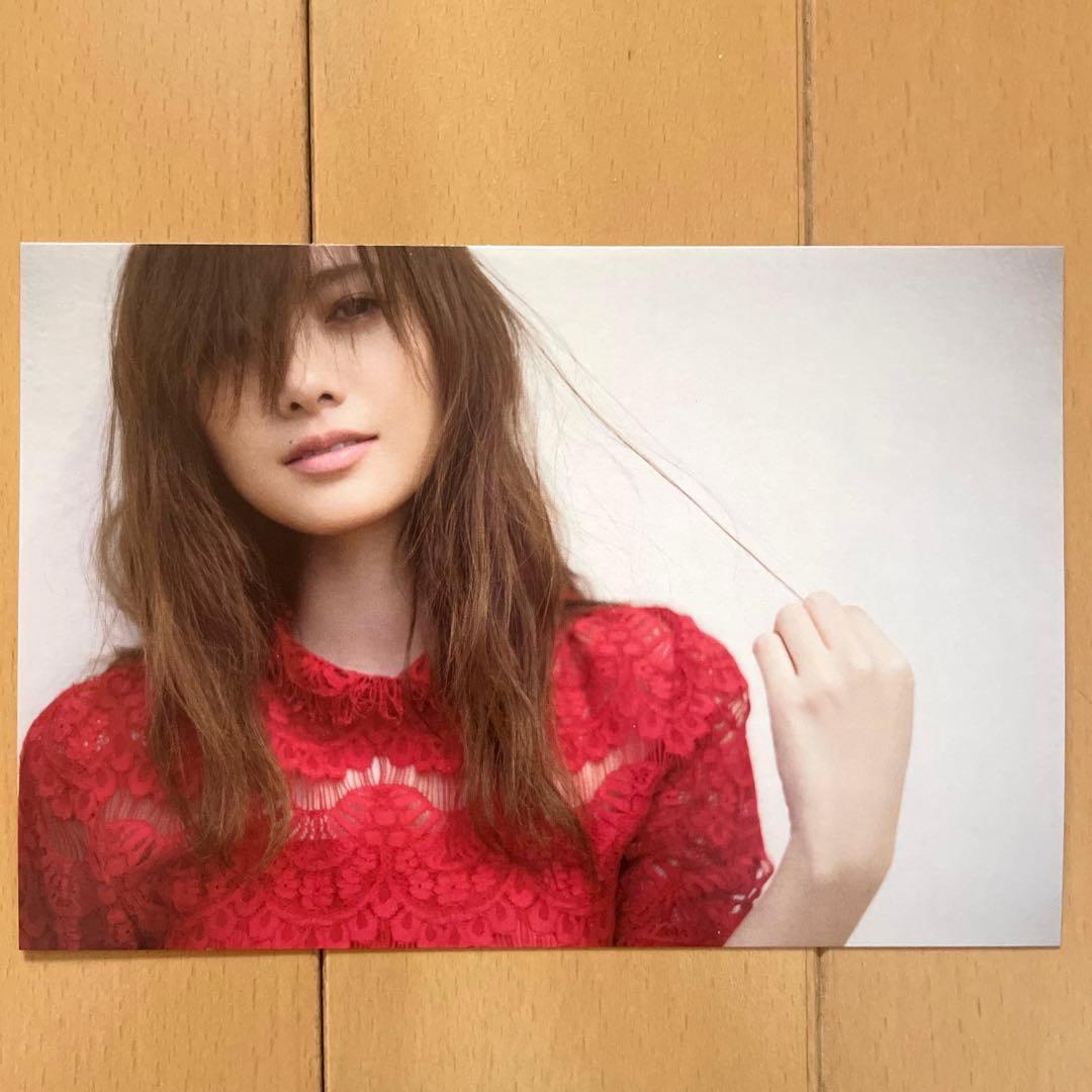 白石麻衣写真集 パスポート ポストカード 手書きメッセージカード付き