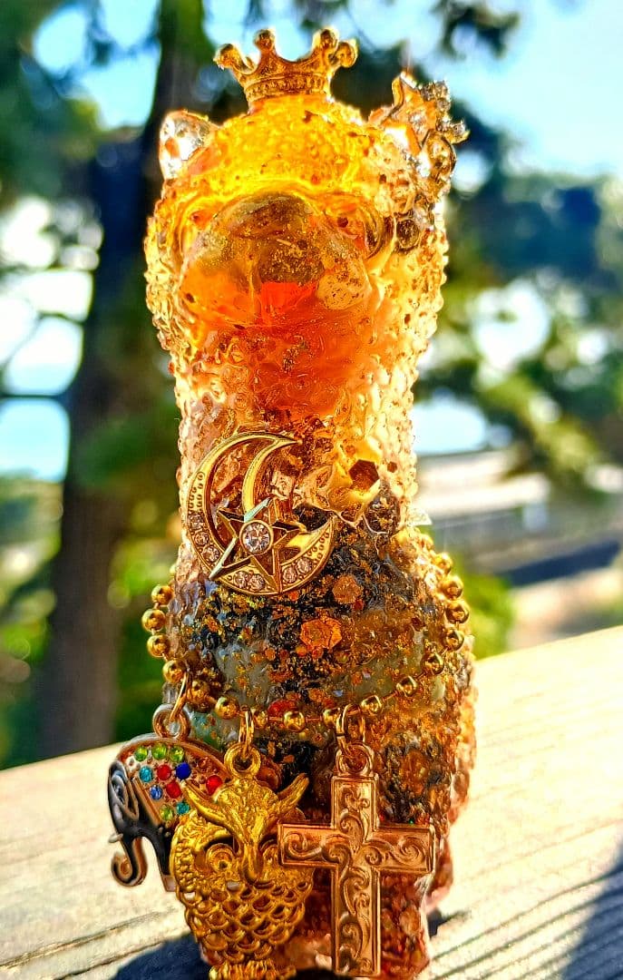 開運✧アルパカちゃんのオルゴナイト✧GOLD♥やまさま♥専用です