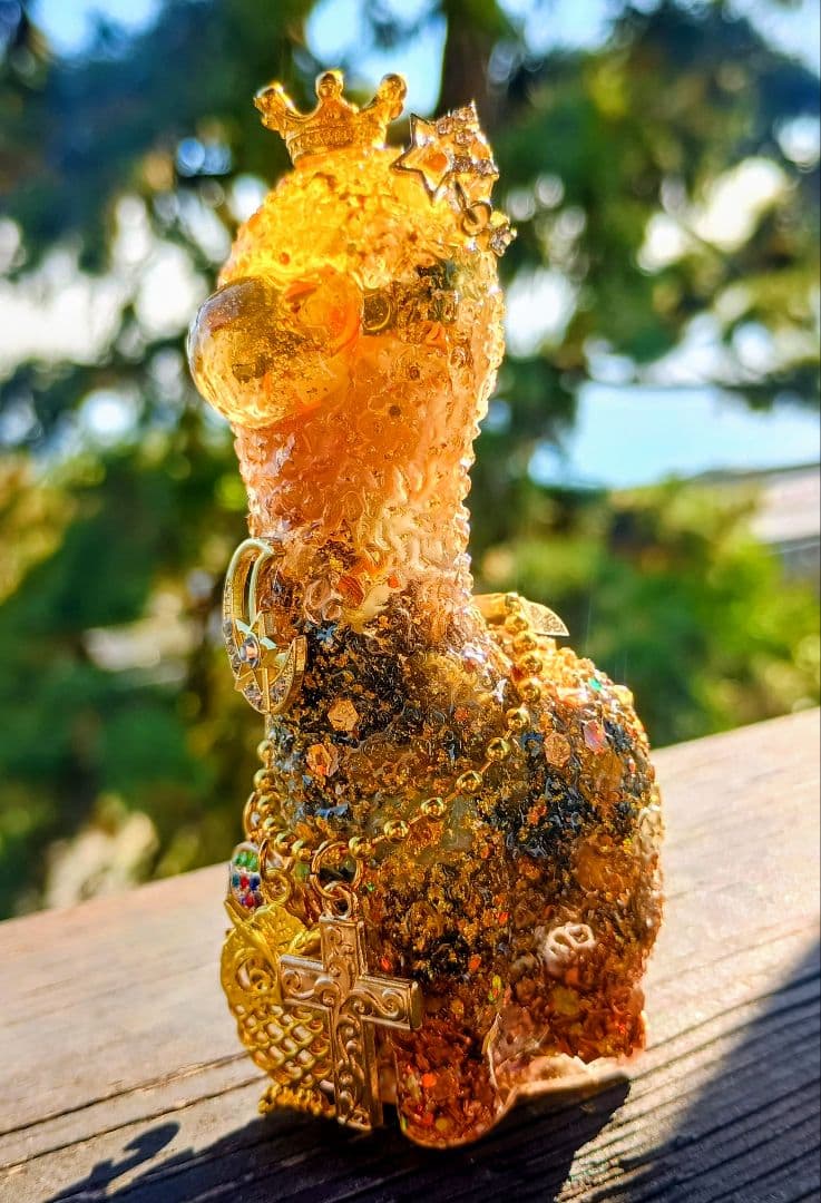 開運✧アルパカちゃんのオルゴナイト✧GOLD♥やまさま♥専用です