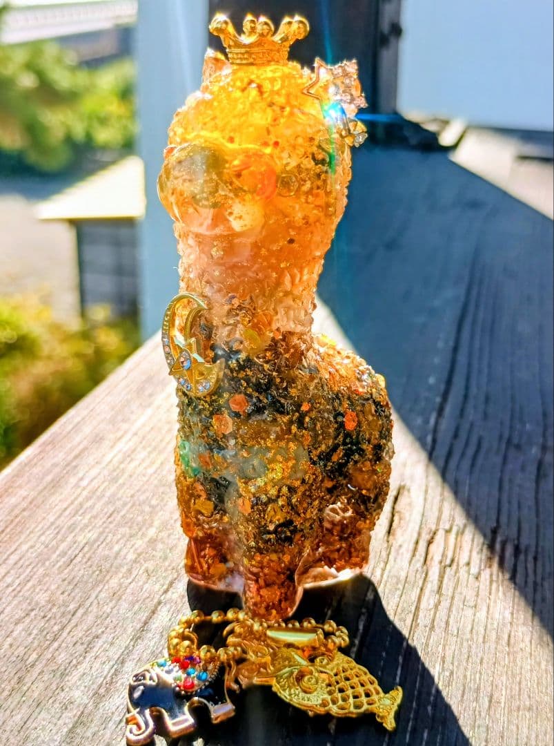 開運✧アルパカちゃんのオルゴナイト✧GOLD♥やまさま♥専用です