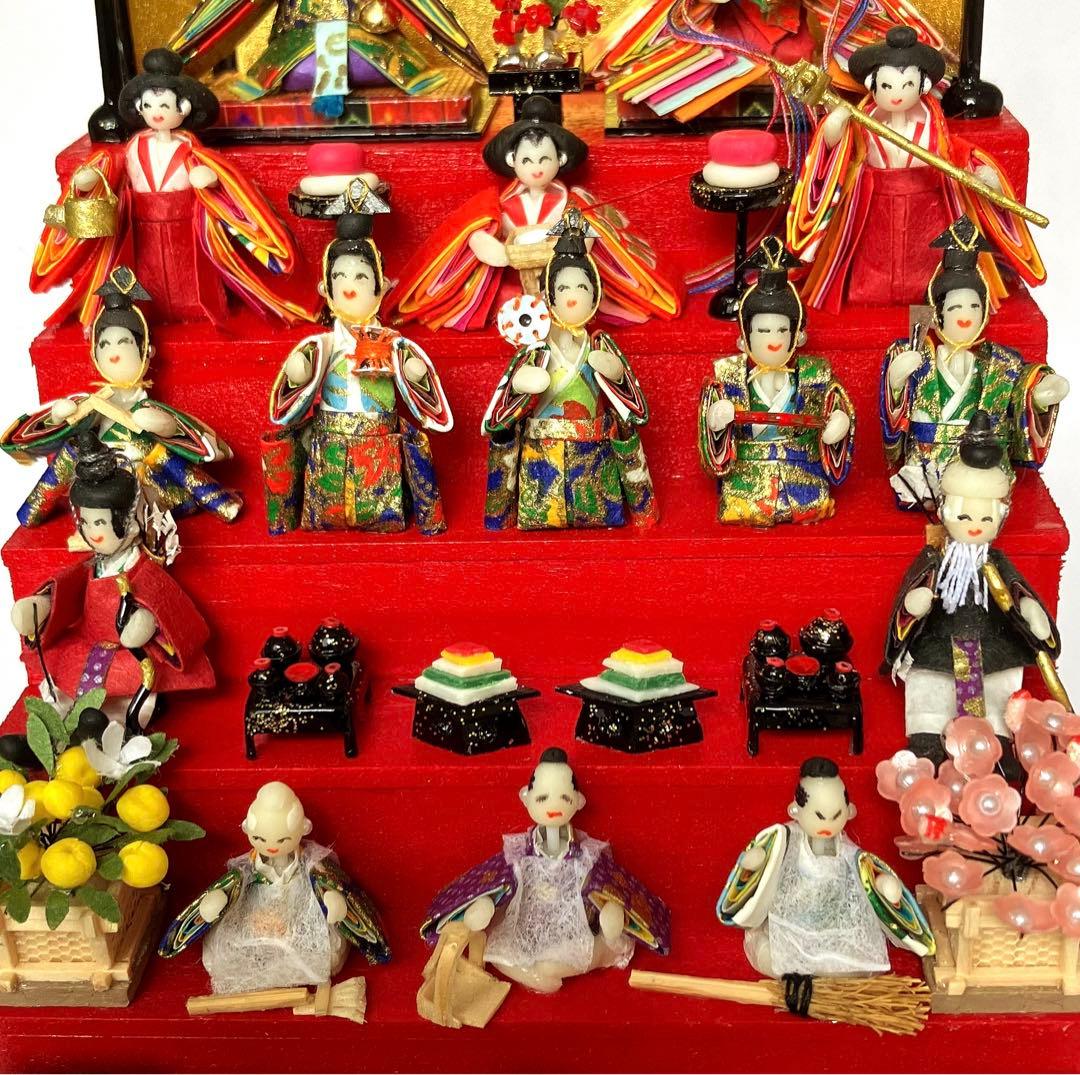 ミニチュア雛人形 七段飾り