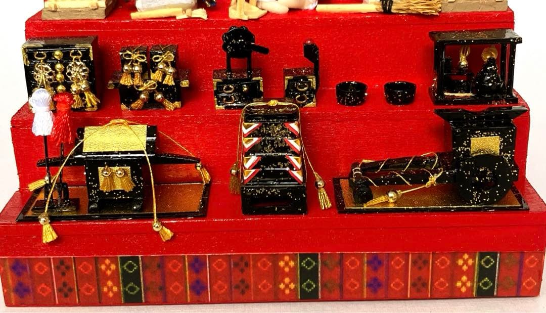 ミニチュア雛人形 七段飾り