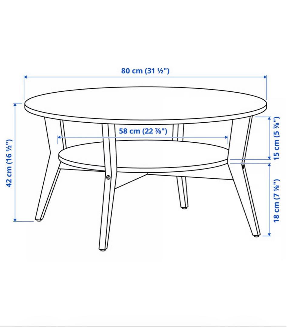 JAKOBSFORS ヤーコブスフォルス コーヒーテーブル, 80 cm