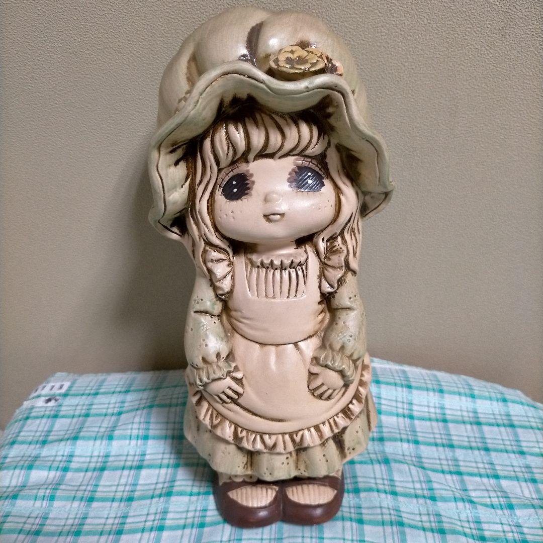 陶器製ジェジェちゃん　立ち　貯金箱