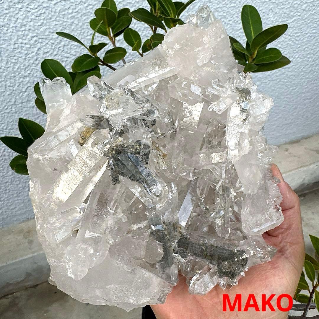 M1871☆ヒマラヤ水晶クラスター1.7Kg☆マニハール産☆N50912-A