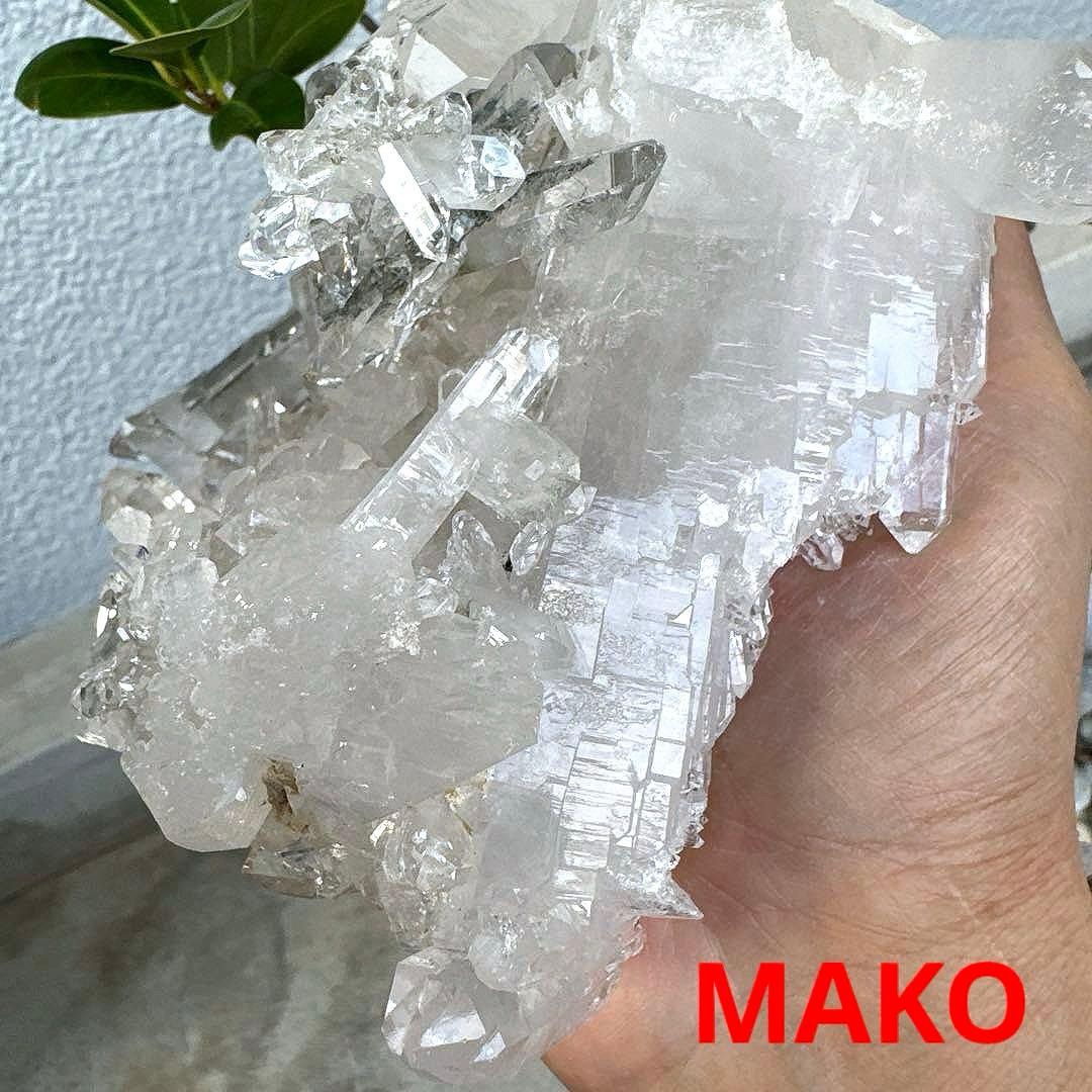 M1871☆ヒマラヤ水晶クラスター1.7Kg☆マニハール産☆N50912-A