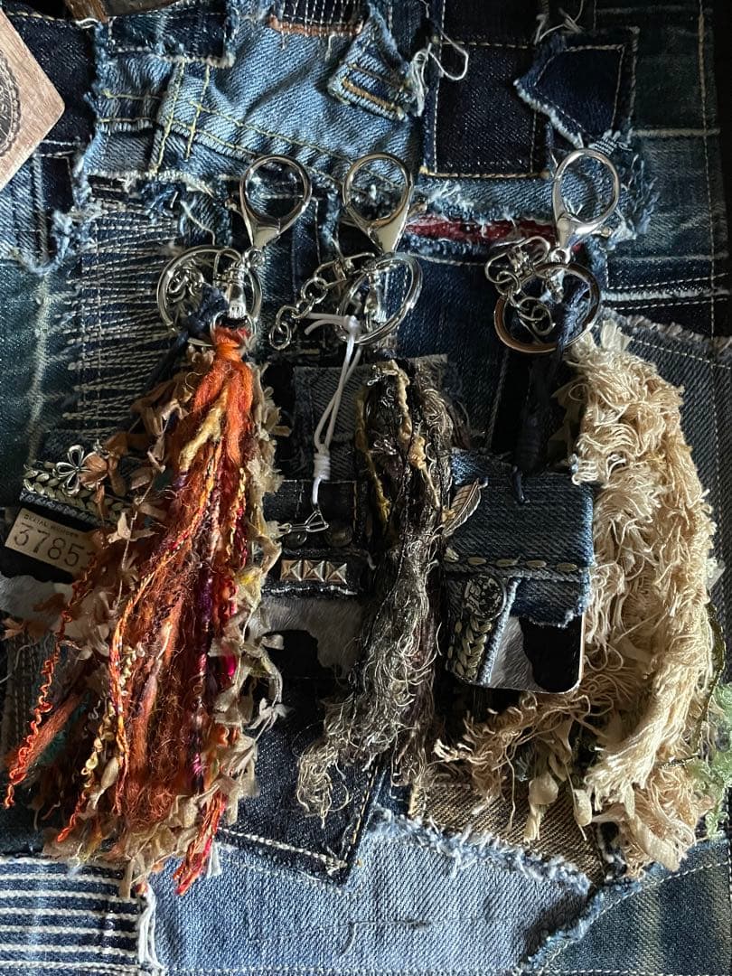 No.37デニム×ハラコタグ☺︎チャーム✨③