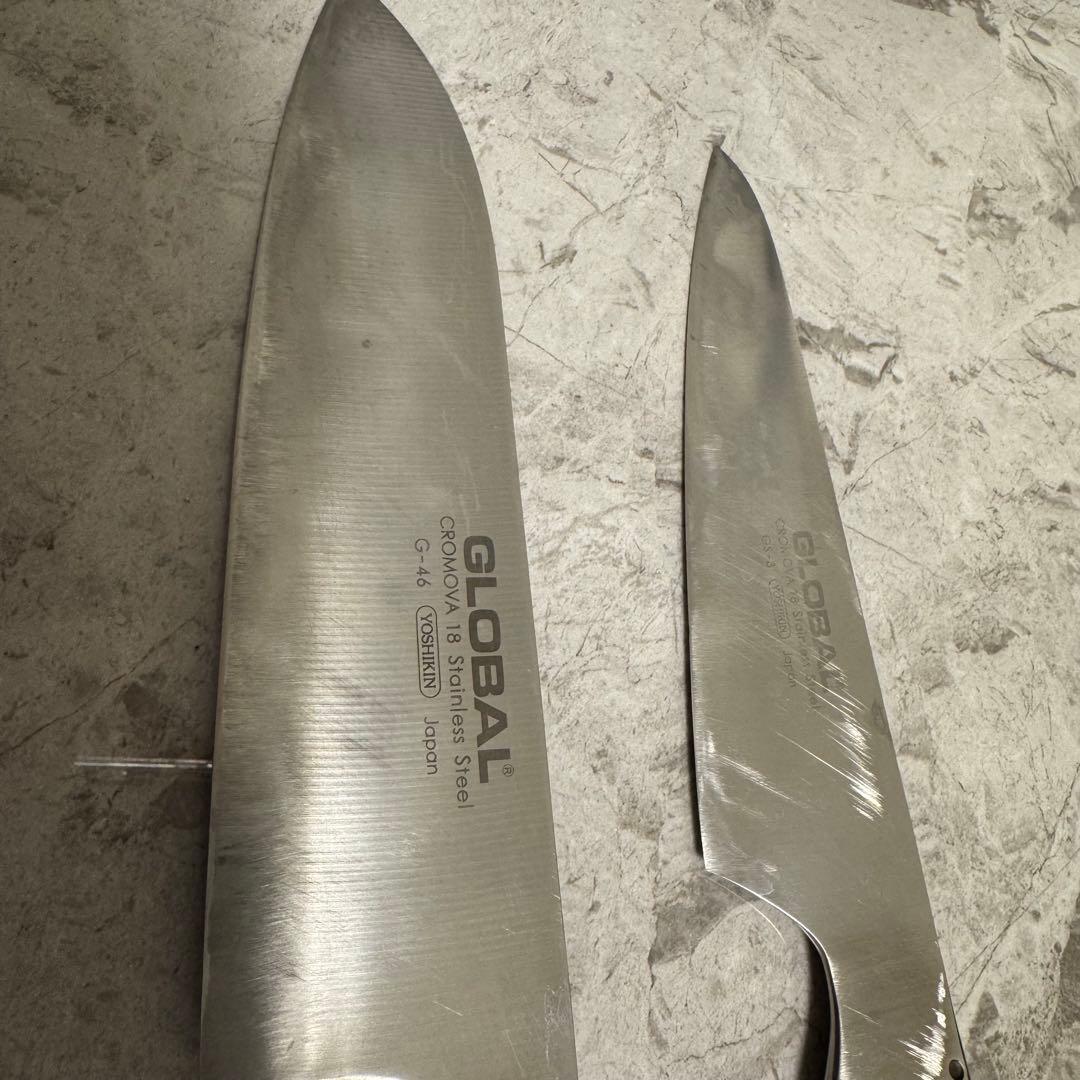 GLOBAL 包丁セット G-46 GS-3 三徳包丁　ペティーナイフ