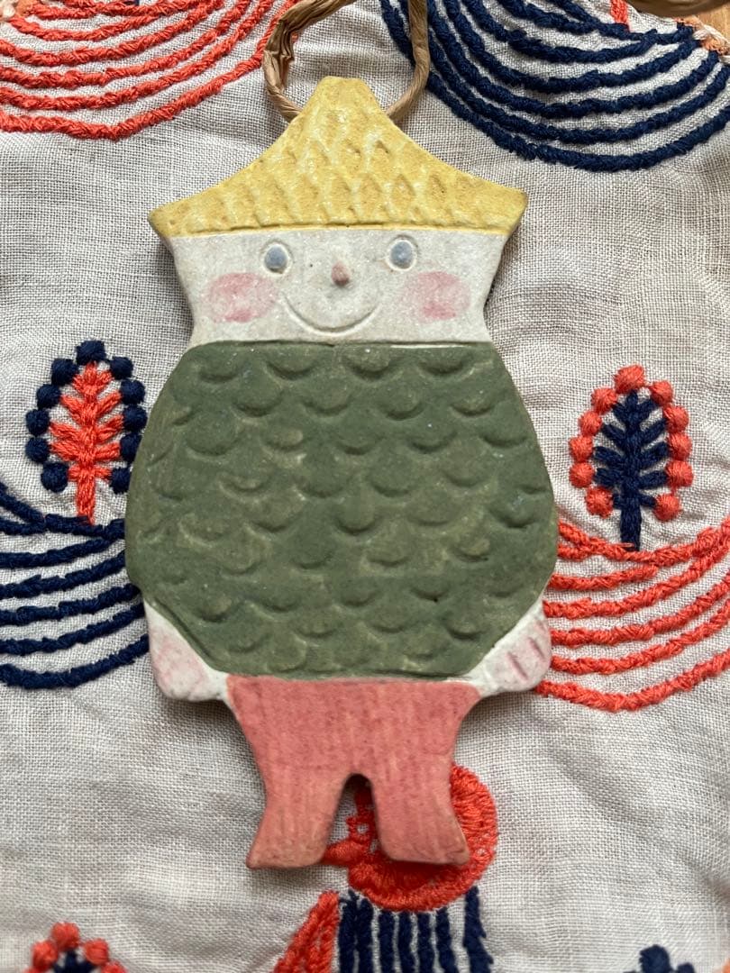 鹿児島睦さん　小人　壁掛け　オーナメント　2010年作品　biotope