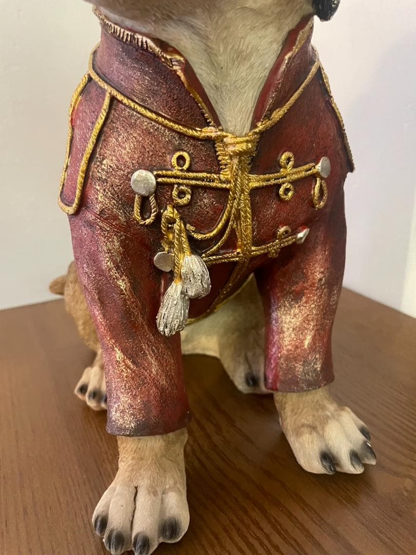 マイケルジャクソン犬　置物　オブジェ　犬　ワンちゃん　飾り　イヌ　いぬ　ドッグ