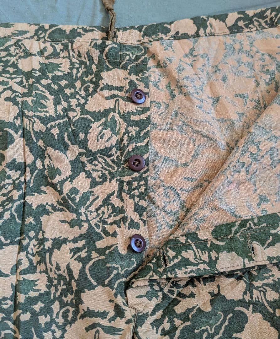 ルーマニア軍] 50s デッド リーフカモ スナイパー スモック パンツ