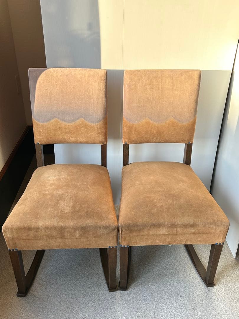 ヴィンテージ　チェア　2脚　椅子 昭和レトロ　クラシック　アンティーク