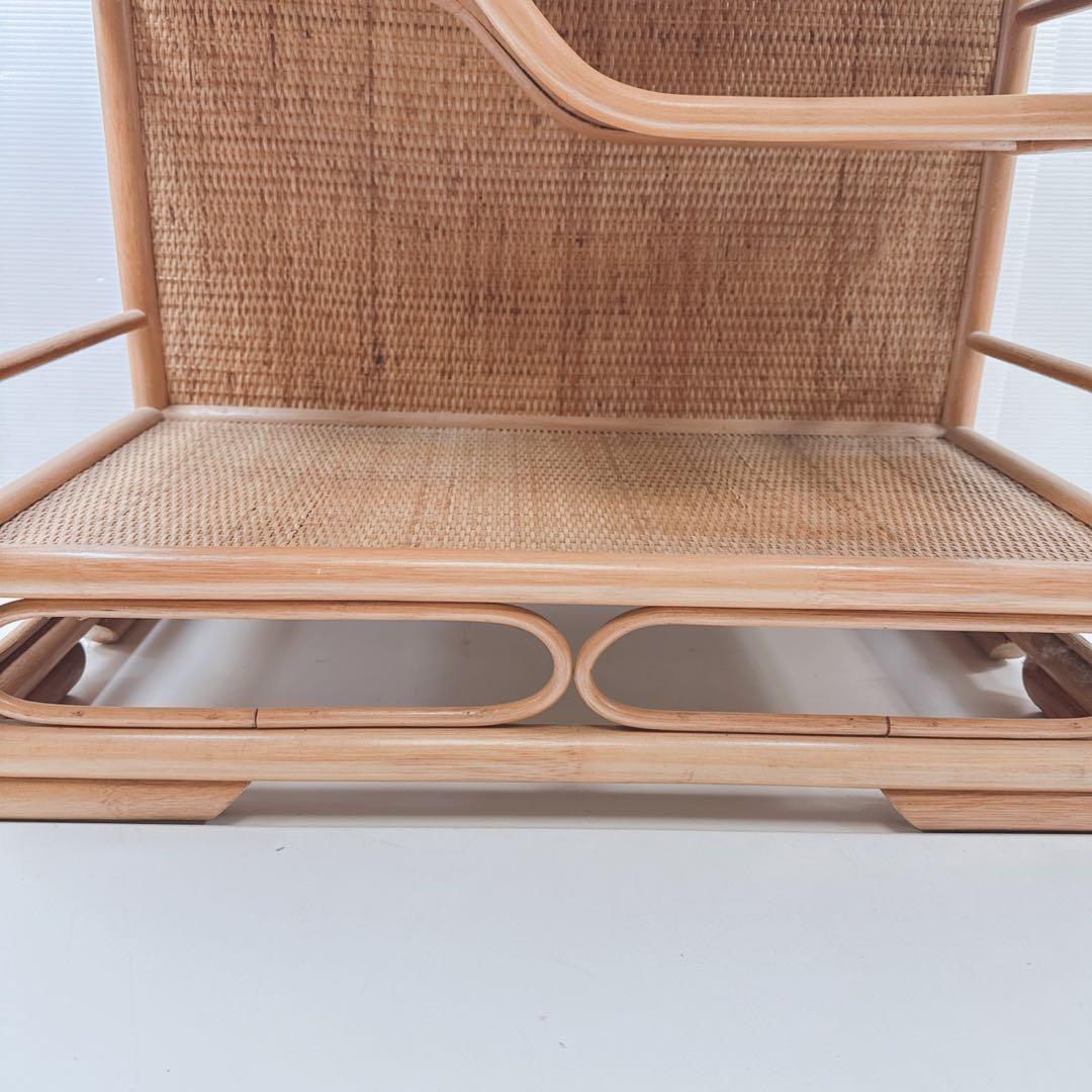 k1809 激レア ラタン 籐家具 籐 棚 和風 入手困難 希少品