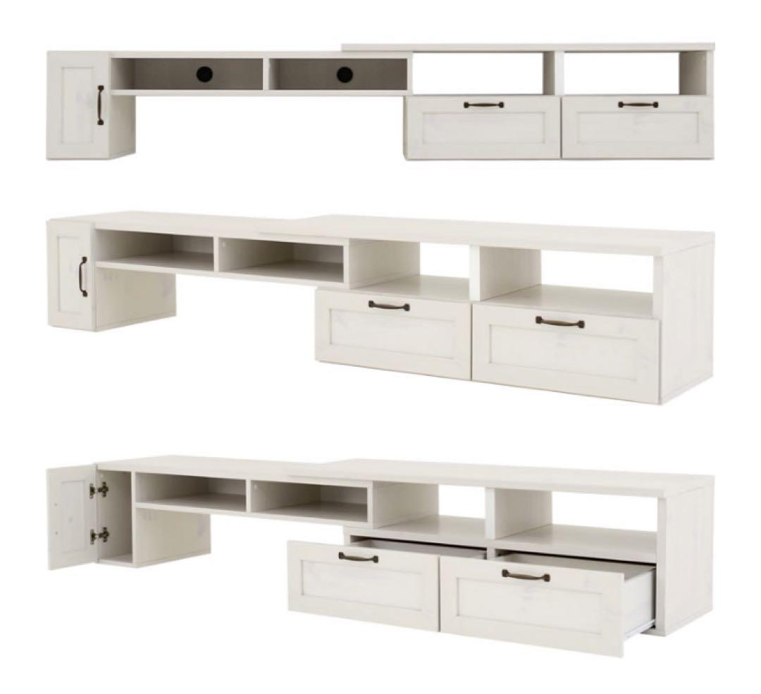 S*i様 たのメル便　テレビ台　伸縮式　ローボード　FREX 扉付タイプ　家具