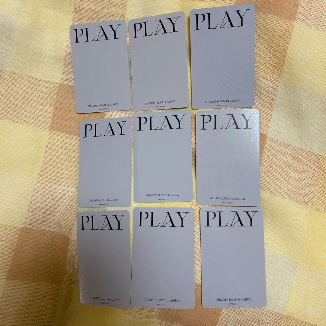 misamo play once japan 限定盤 トレカ 9種コンプ セット - メルカリ