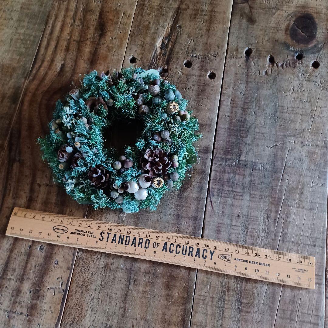 【魔女の棲む森 ～木の実と休日～】ドライフラワー リース クリスマスリース