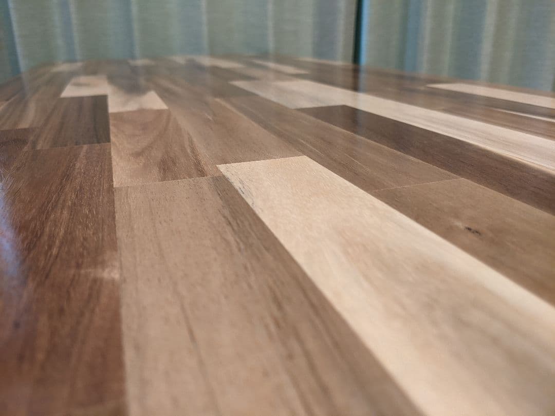 アカシアのローテーブル幅100㎝×奥行45㎝×高37㎝［机　デスク　リビング］