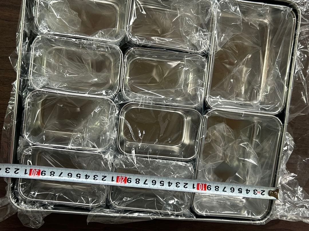 ステンレス製　調味料保存容器10個セット