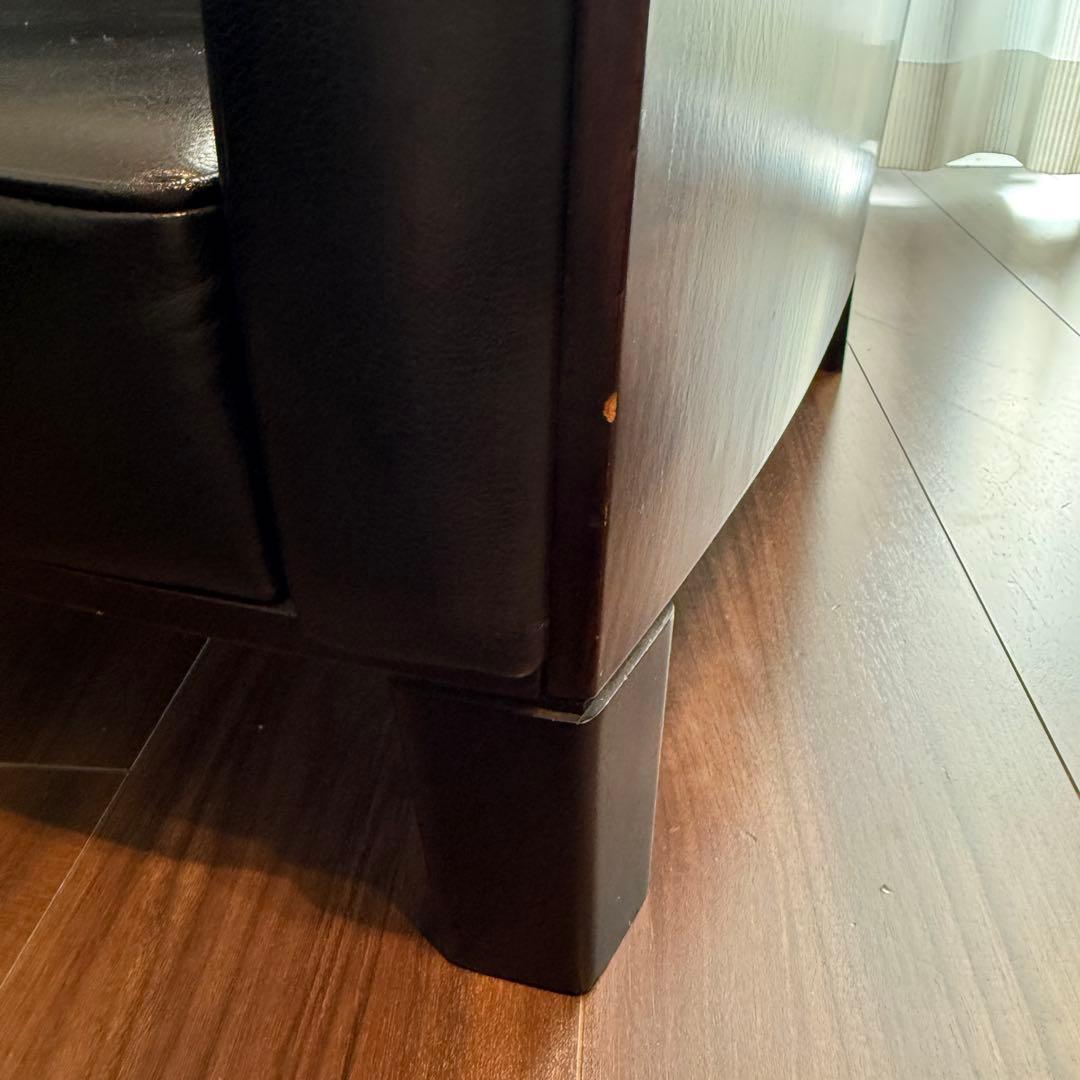 希少品 AD CORE ラウンジチェア ローチェア シングルソファ 木目