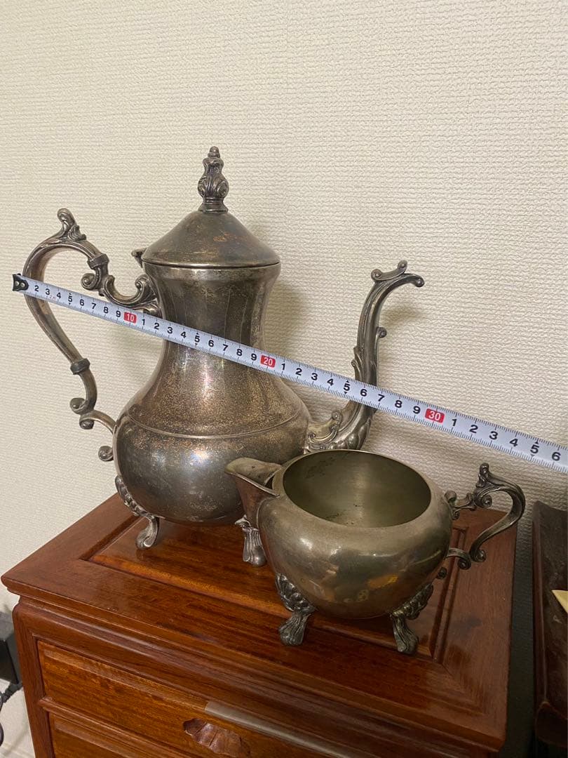 洋風  壺  茶壺 コーヒー壺　2點 年代物