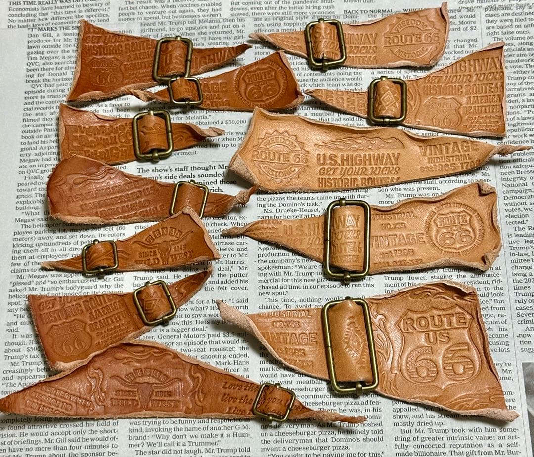 限定タグ No.637 革タグ レザータグ ハンドメイド