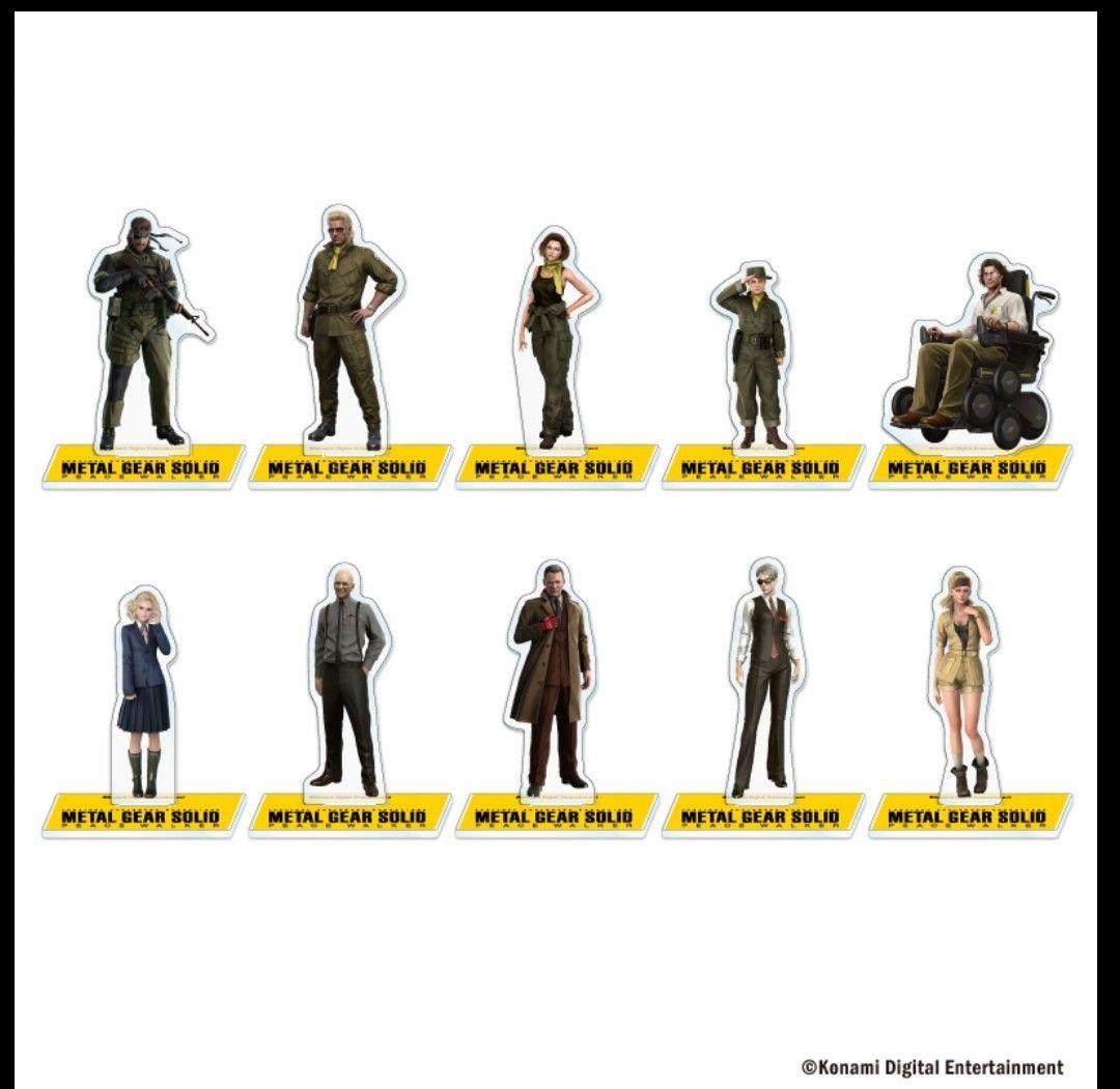 MGS 小島秀夫作品のみ 各10種 アクリルスタンド メタルギアソリッド