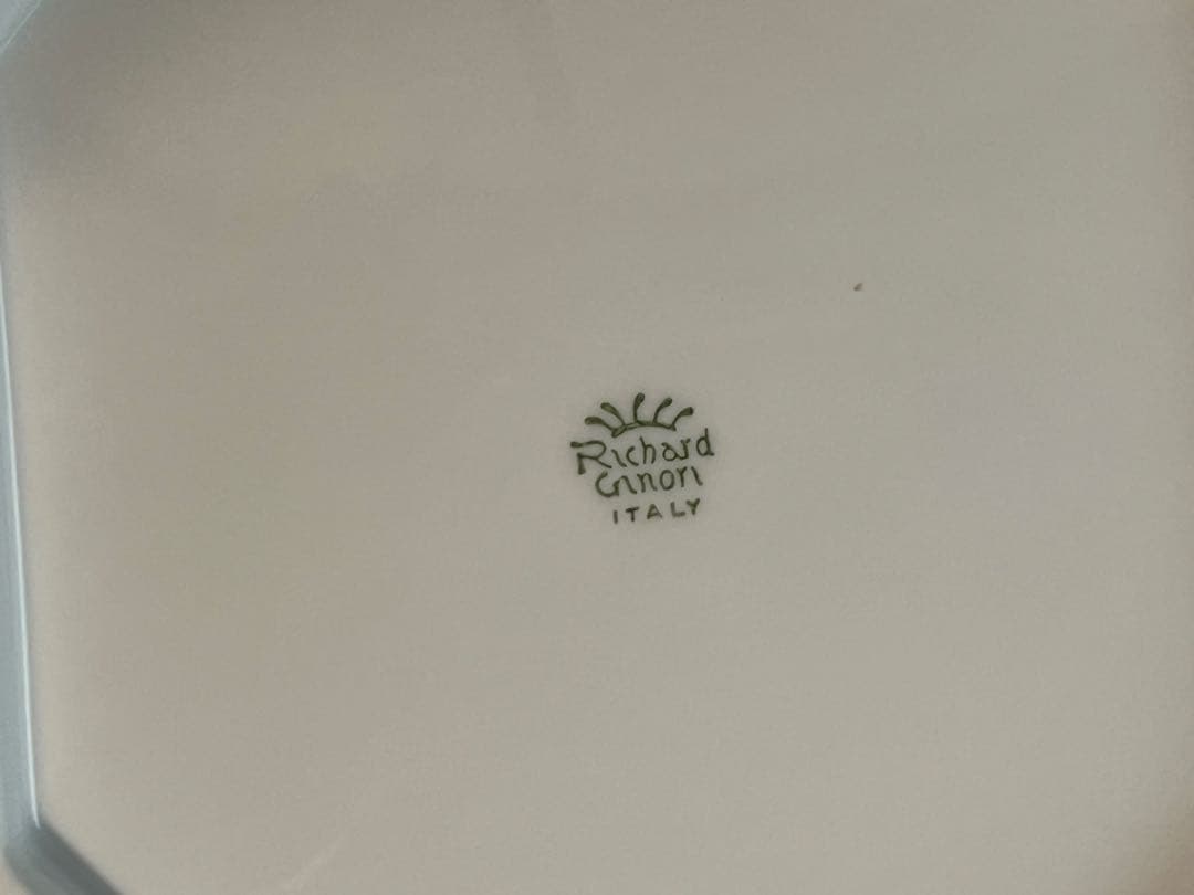 リチャードジノリ　サックスフラワー　ディッシュスクエア　２種５枚