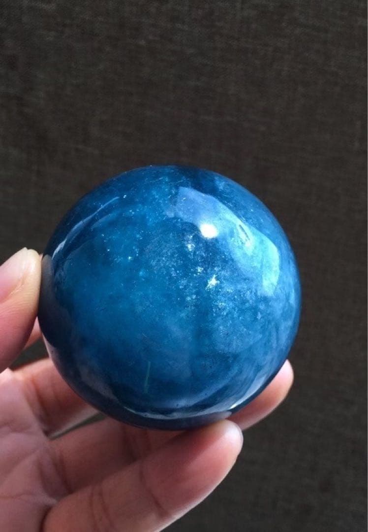 ⭐︎【天然】アクアマリン 置物 55.5mm 244g
