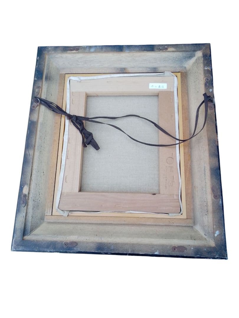 原画 油絵 【内川義信 下関市出身】市松人形