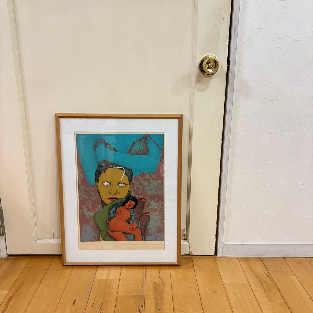 ☆希少☆田村文雄　リトグラフ　版画　　現代アート　untitled 無題