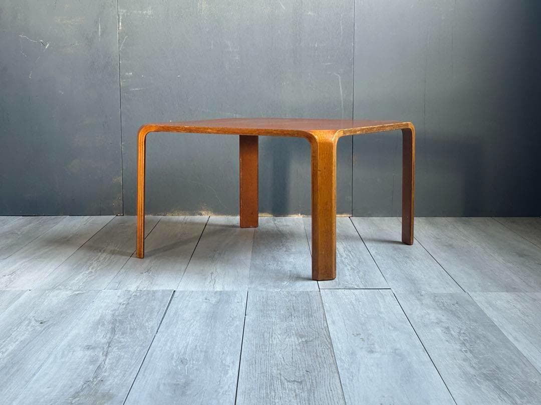 ②　天童木工　スクエアテーブル　モダン　高級家具　ローテーブル　センター IZ