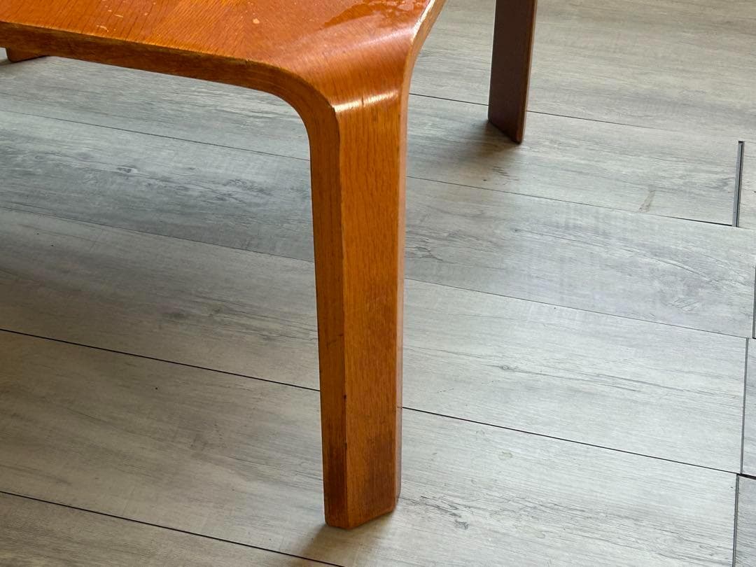 ②　天童木工　スクエアテーブル　モダン　高級家具　ローテーブル　センター IZ