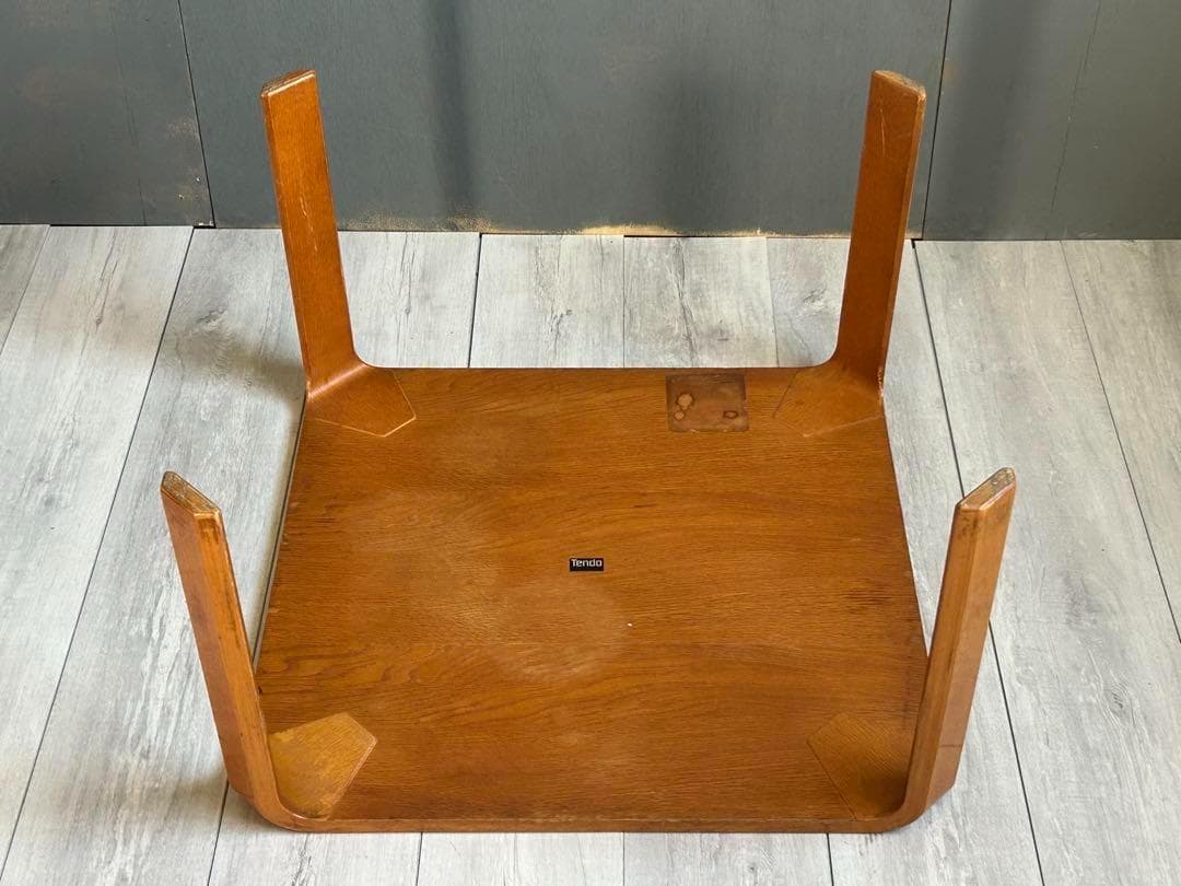 ②　天童木工　スクエアテーブル　モダン　高級家具　ローテーブル　センター IZ