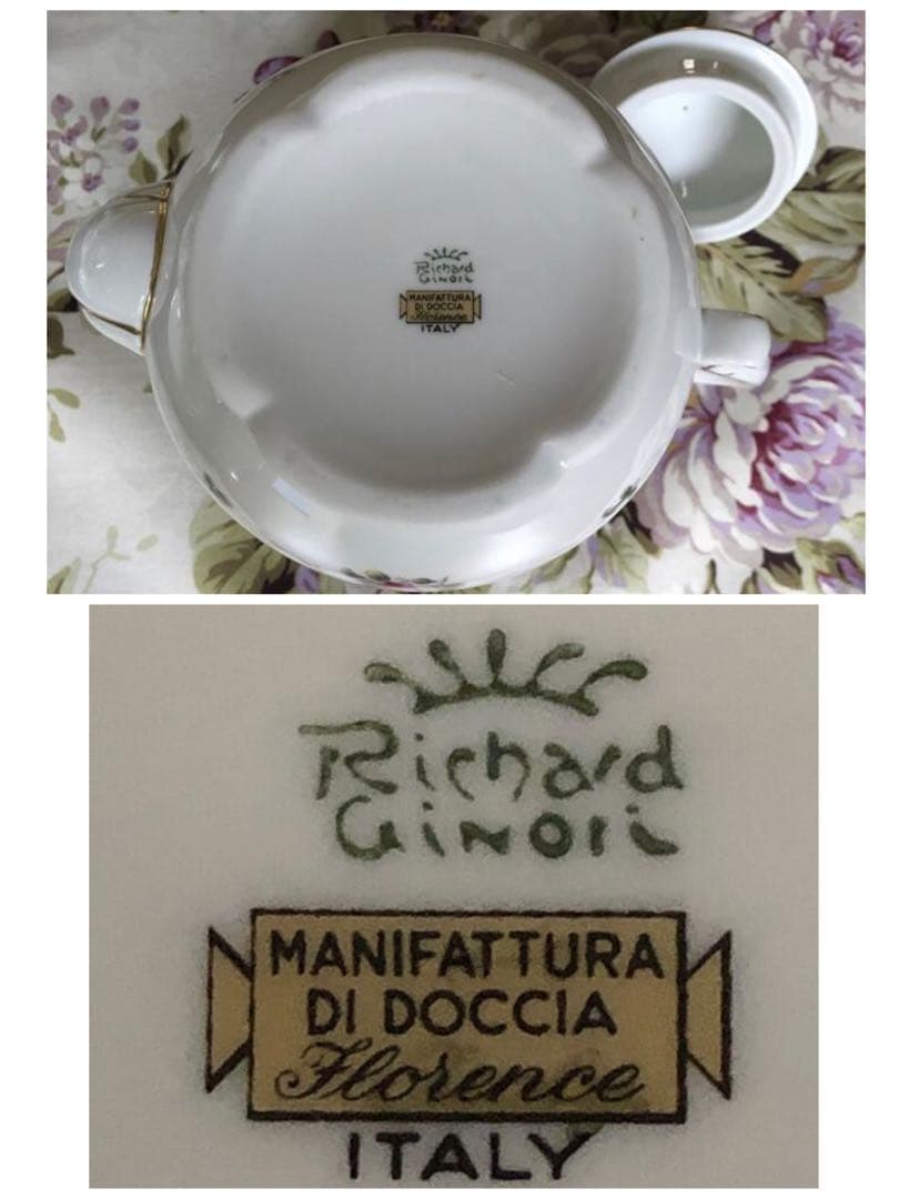 【美品】リチャードジノリ★プリンセスローズ★ポット