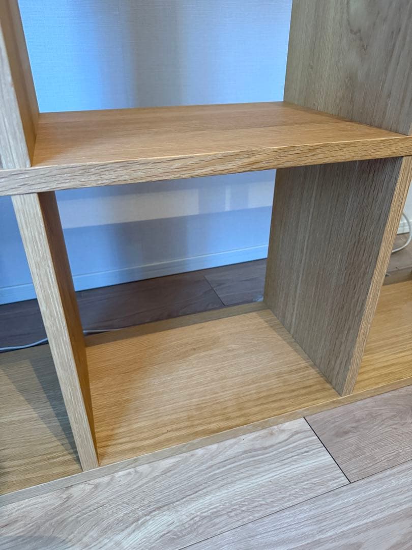 無印良品 本棚 スタッキングシェルフセット 3段×3列 9マス オーク材