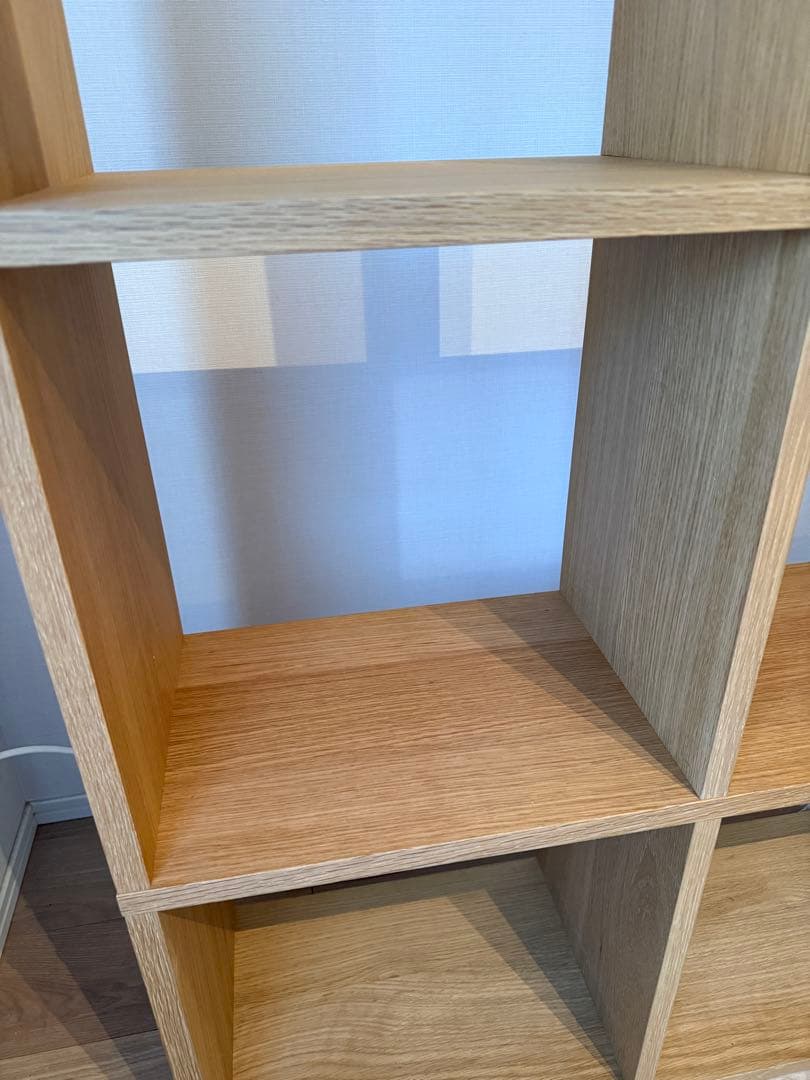 無印良品 本棚 スタッキングシェルフセット 3段×3列 9マス オーク材