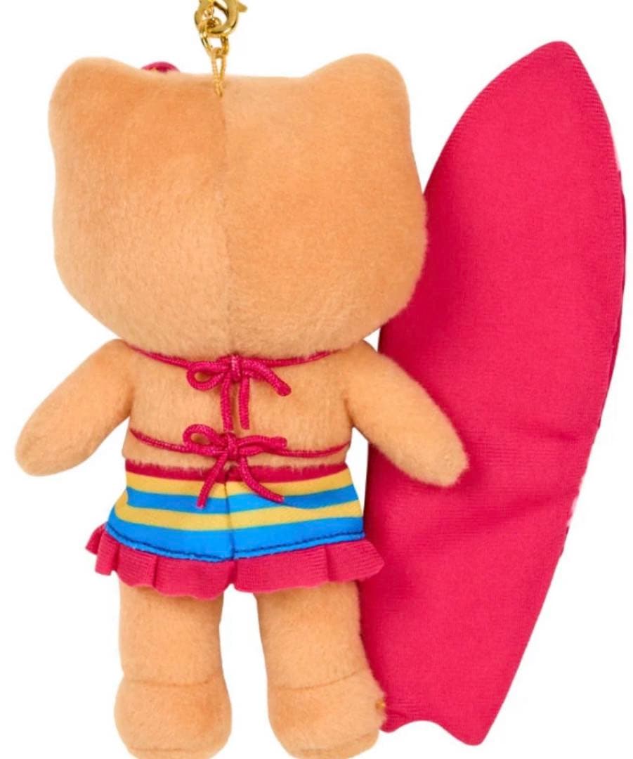 ハローキティ展 限定 ぬいぐるみ マスコット 日焼け ギャル 水着 50