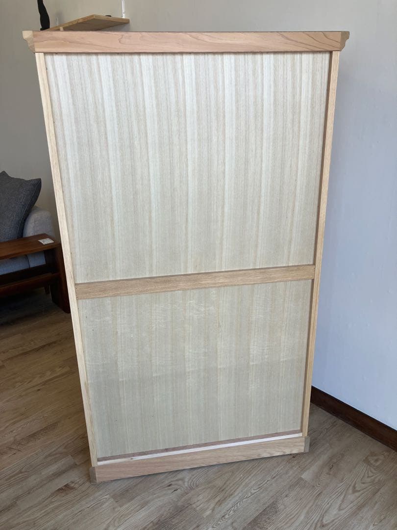 ナラ材　ブックボード　引戸　展示品